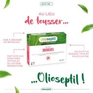 😷 À tous ceux qui toussent encore et encore, voici notre conseil : 

1) Prenez une gélule Bronches OLIOSEPTIL® matin, midi et soir pendant 5 jours.
2) Buvez des grandes tasses d'infusion au thym, gingembre et miel tout au long de vos journées.
3) Couvrez-vous bien de façon à garder votre poitrine et votre gorge au chaud. 
4) Consultez votre médecin si les symptômes persistent plusieurs jours.

Pour information, les gélules Bronches OLIOSEPTIL® sont composées d'huiles essentielles d'Eucalyptus Radiata, Thym, Pin Sylvestre, Ravintsara, Canelle, Myrte et Marjolaine. 
Tous ces ingrédients aideront votre système respiratoire à retrouver un fonctionnement optimal. 🫁

Retrouvez nos gélules Bronches OLIOSEPTIL® en pharmacie ou sur notre site web ! 

#olioseptil #conseil #immunité #automne #rhume #sante #forme #vitalite #santedurable #huileessentielle #astuce #ineldea #laboratoireineldea #pharmacie #gorgeapaisée #respirationsaine #bronchite